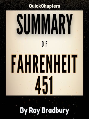 cover image of Summary of Fahrenheit 451